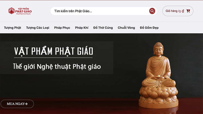 Xây dựng sàn thương mại điện tử vật phẩm Phật giáo - Ảnh 1. Xây dựng sàn thương mại điện tử vật phẩm Phật giáo - Ảnh 1.