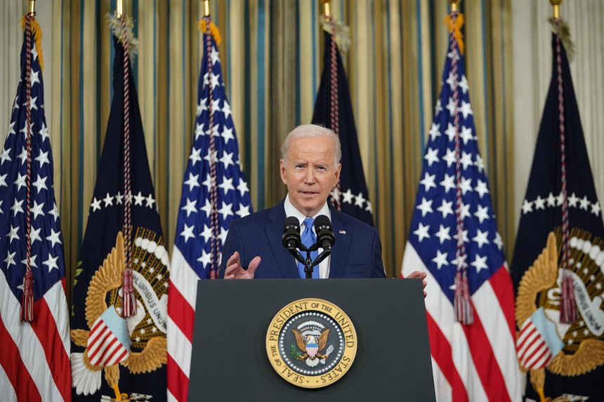 Tổng thống Mỹ Joe Biden lên án vụ xả súng tại siêu thị Walmart - Ảnh 1. Tổng thống Mỹ Joe Biden lên án vụ xả súng tại siêu thị Walmart - Ảnh 1.