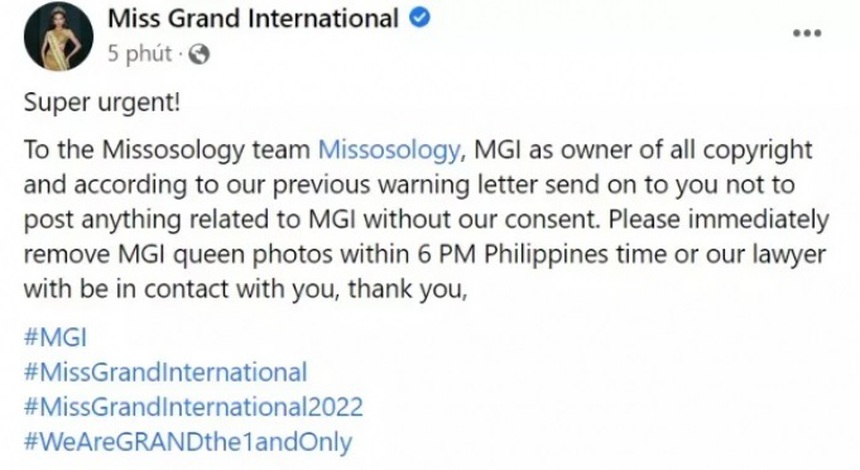 "Thâm cung bí sử" ân oán 1 thời của Miss Grand và Missosology: Sau tất cả mình lại trở về với nhau - Ảnh 3. "Thâm cung bí sử" ân oán 1 thời của Miss Grand và Missosology: Sau tất cả mình lại trở về với nhau - Ảnh 3.