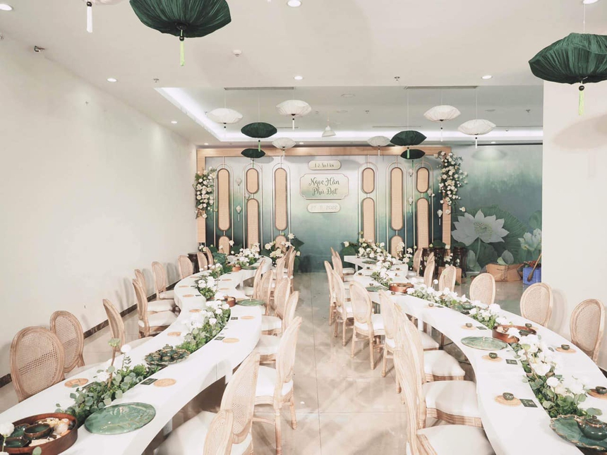 Lễ ăn hỏi Hoa hậu Ngọc Hân: Không gian cực đặc biệt do chính cô dâu lên ý tưởng - Ảnh 5. Lễ ăn hỏi Hoa hậu Ngọc Hân: Không gian cực đặc biệt do chính cô dâu lên ý tưởng - Ảnh 5.