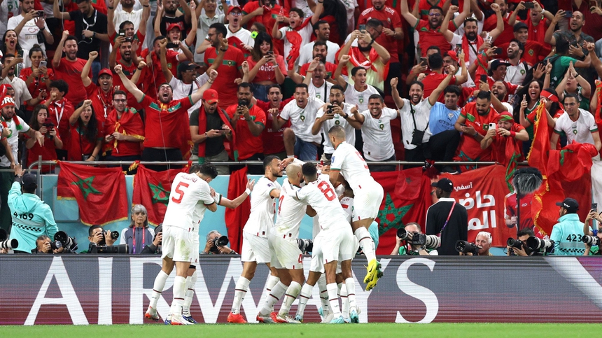Ma rốc có chiến thắng đầu tay tại World Cup 2022 trước Bỉ