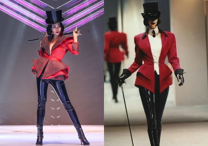 Võ Hoàng Yến vướng nghi vấn mặc đồ đạo nhái: Đến cách trình diễn cũng sao y bản chính! - Ảnh 6. Võ Hoàng Yến vướng nghi vấn mặc đồ đạo nhái: Đến cách trình diễn cũng sao y bản chính! - Ảnh 6.