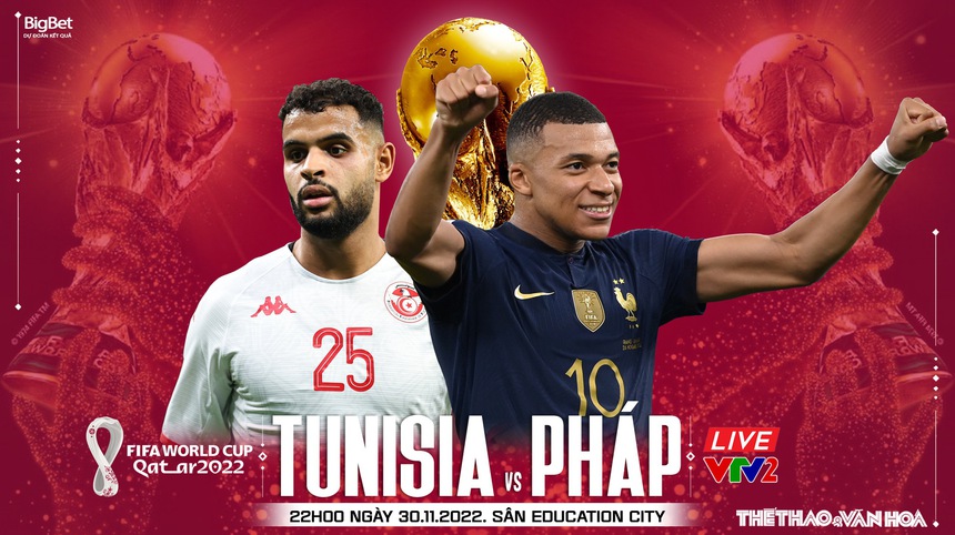 Nhận định kèo Tunisia vs Pháp 22h00 ngày 30/11, World Cup 2022 - Ảnh 3. Nhận định kèo Tunisia vs Pháp 22h00 ngày 30/11, World Cup 2022 - Ảnh 3.
