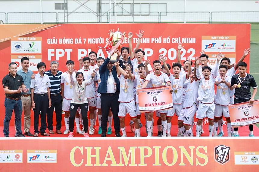 Đại học Sư phạm thể dục thể thao vô địch giải sinh viên TP.HCM 2022 - Ảnh 3.