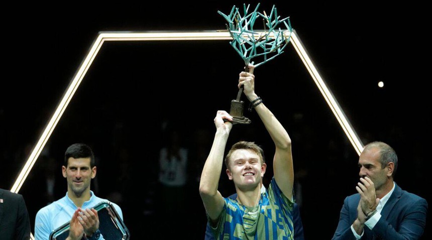 Hạ Novak Djokovic, Holger Rune vô địch Paris Masters 2022: Ngôi sao mới trên bầu trời ATP - Ảnh 1.