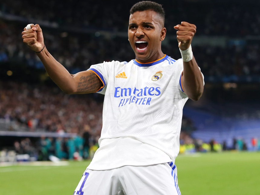 Rodrygo là người được Ancelotti lựa chọn thay thế Benzema