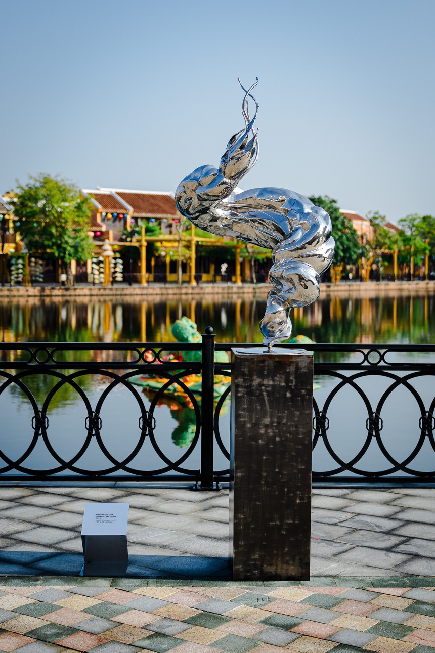 VCCA tổ chức triển lãm điêu khắc "trung điểm" tại Nam Hội An - Ảnh 6.