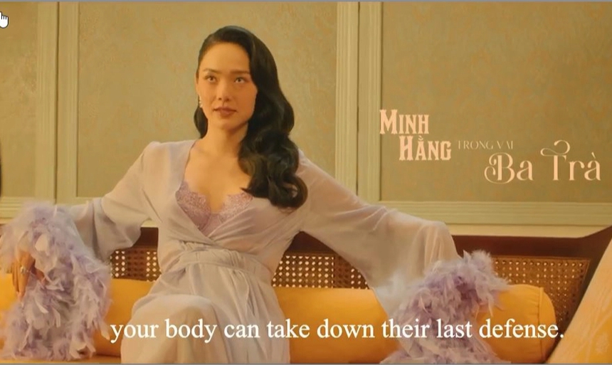 Minh Hằng gợi cảm trong vai cô Ba Trà - Ảnh 4.