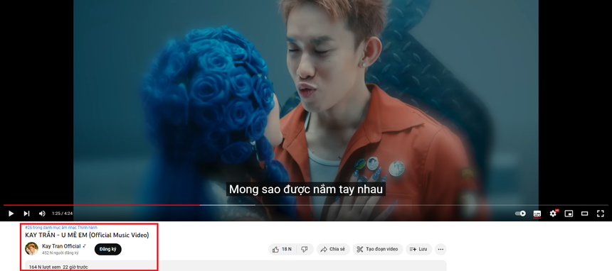 Kay Trần tung MV đầu tiên hậu rời M-TP: Thoát được cái bóng của Sơn Tùng nhưng thành tích đáng báo động? - Ảnh 5.