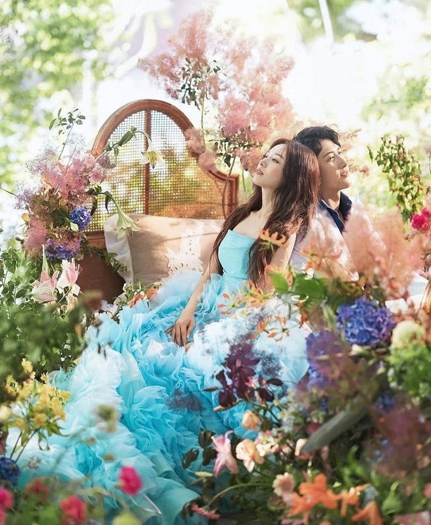 Ngắm loạt ảnh cưới đẹp như mơ của Jiyeon T-ara và chồng cầu thủ - Ảnh 10.