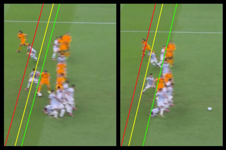 Hà Lan dàn xếp đá phạt đỉnh cao, gợi nhớ bàn thắng của Argentina năm 1998 - Ảnh 4.