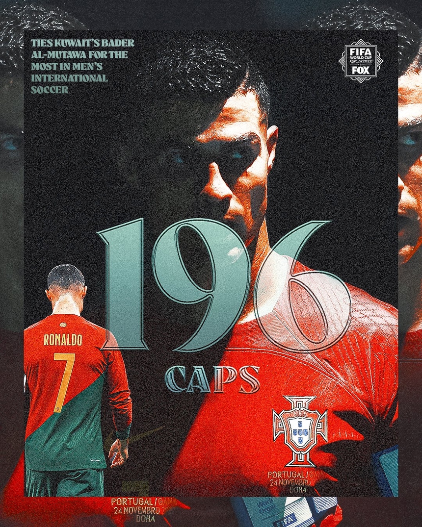 Ronaldo cân bằng kỷ lục thế giới ở trận gặp Ma rốc - Ảnh 2. Ronaldo cân bằng kỷ lục thế giới ở trận gặp Ma rốc - Ảnh 2.