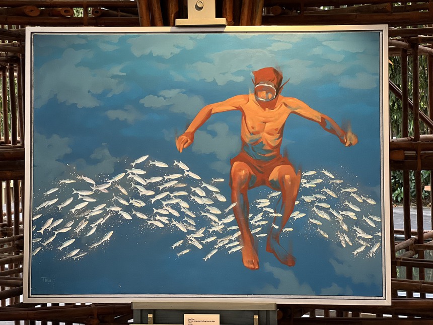 VCCA tổ chức trưng bày nghệ thuật "Lễ hội sắc màu của biển" tại Grand World Phú Quốc - Ảnh 6.