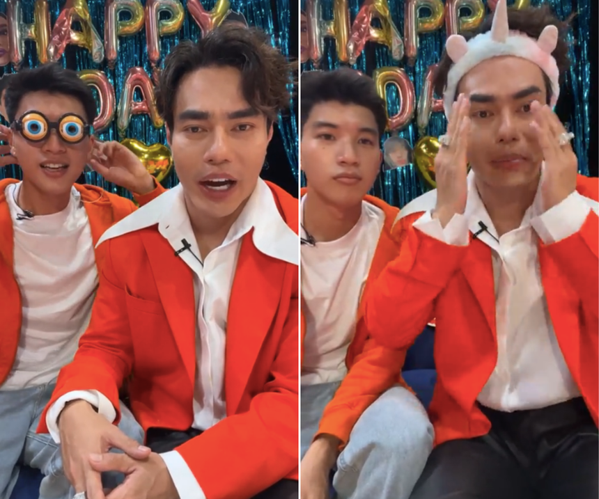 Lê Dương Bảo Lâm - HIEUTHUHAI tái ngộ trên sóng livestream: Ngủ “2 mình" mà cũng thu hút hàng ngàn lượt xem - Ảnh 4.
