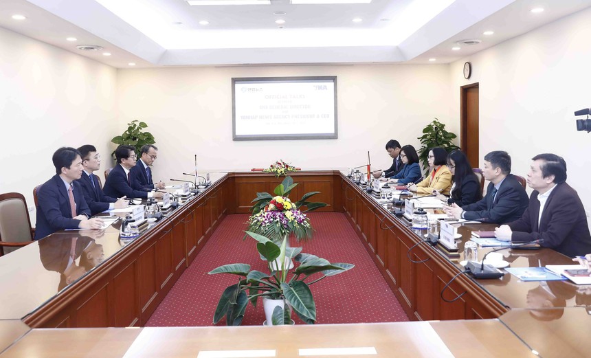 Thúc đẩy hợp tác giữa hai hãng Thông tấn Việt Nam - Hàn Quốc - Ảnh 5.