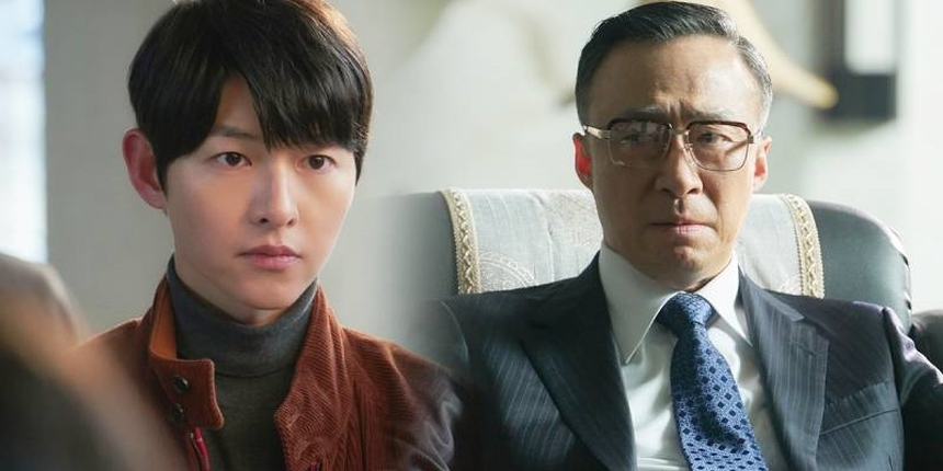 Song Joong Ki đuối sức so với Lee Sung Min (Nguồn ảnh: JTBC) Song Joong Ki đuối sức so với Lee Sung Min (Nguồn ảnh: JTBC)