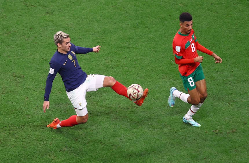 Griezmann đã có 21 lần chuyền tạo cơ hội