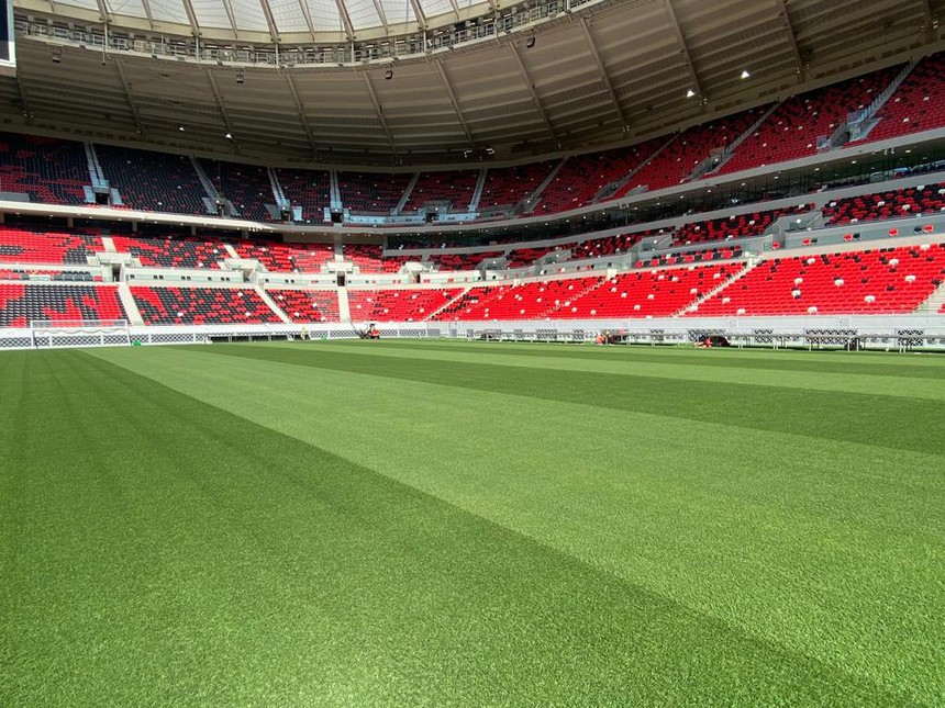 Cách một công ty ở Mỹ trồng cỏ rồi mang tới Qatar cho kỳ World Cup 2022 - Ảnh 1.