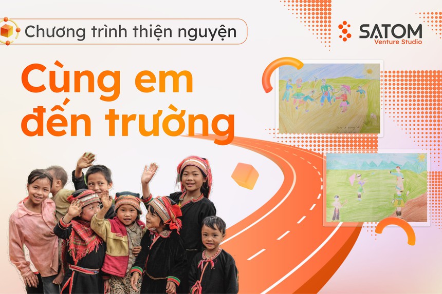 Satom Venture Studio phát động chương trình thiện nguyện "Cùng em đến trường" tại Yên Bái - Ảnh 1.