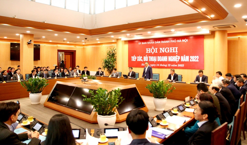 (14/12) Hà Nội: Quyết liệt hơn trong tháo gỡ khó khăn cho doanh nghiệp - Ảnh 1.