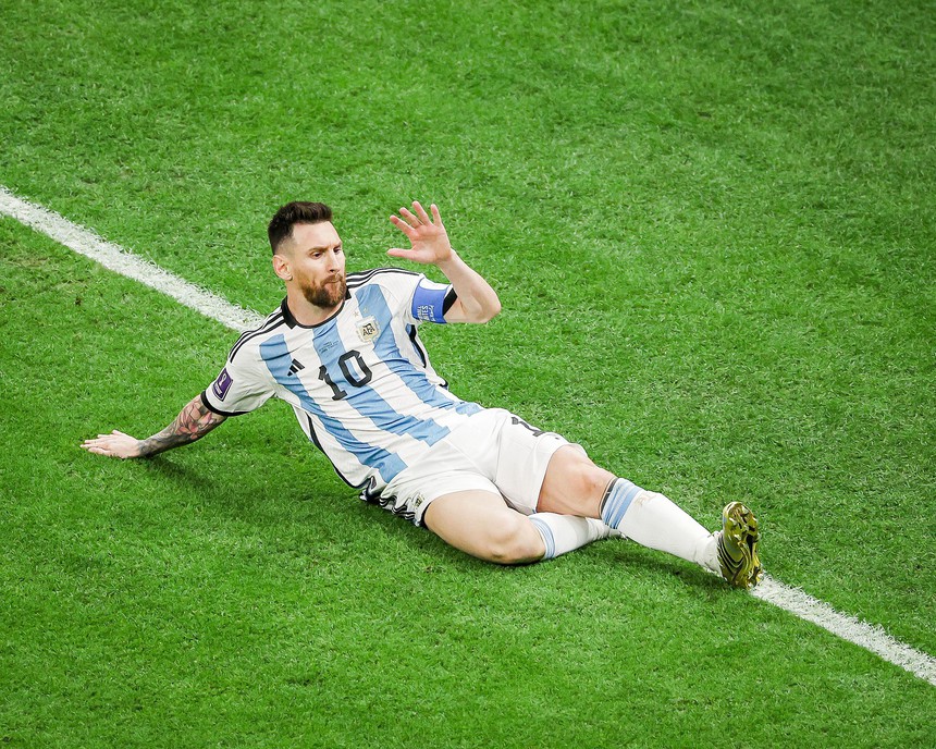 Messi phá 4 kỷ lục khi trận chung kết World Cup 2022 chưa kết thúc - Ảnh 1.