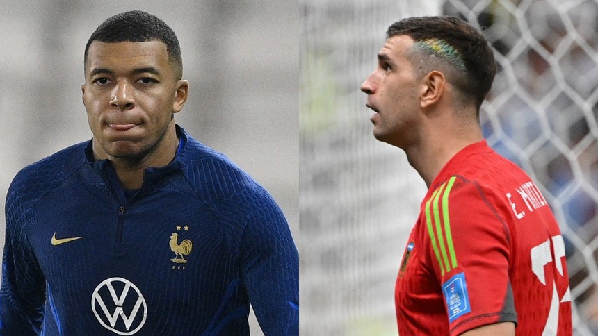 Thủ môn Argentina khẩu chiến với Mbappe trước trận chung kết World Cup - Ảnh 2. Thủ môn Argentina khẩu chiến với Mbappe trước trận chung kết World Cup - Ảnh 2.