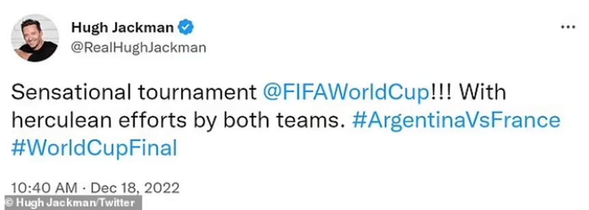 Diễn viên 'Avatar 2' dẫn đầu dàn sao ăn mừng chiến thắng của Argentina trước Pháp ở World Cup 2022 - Ảnh 9.