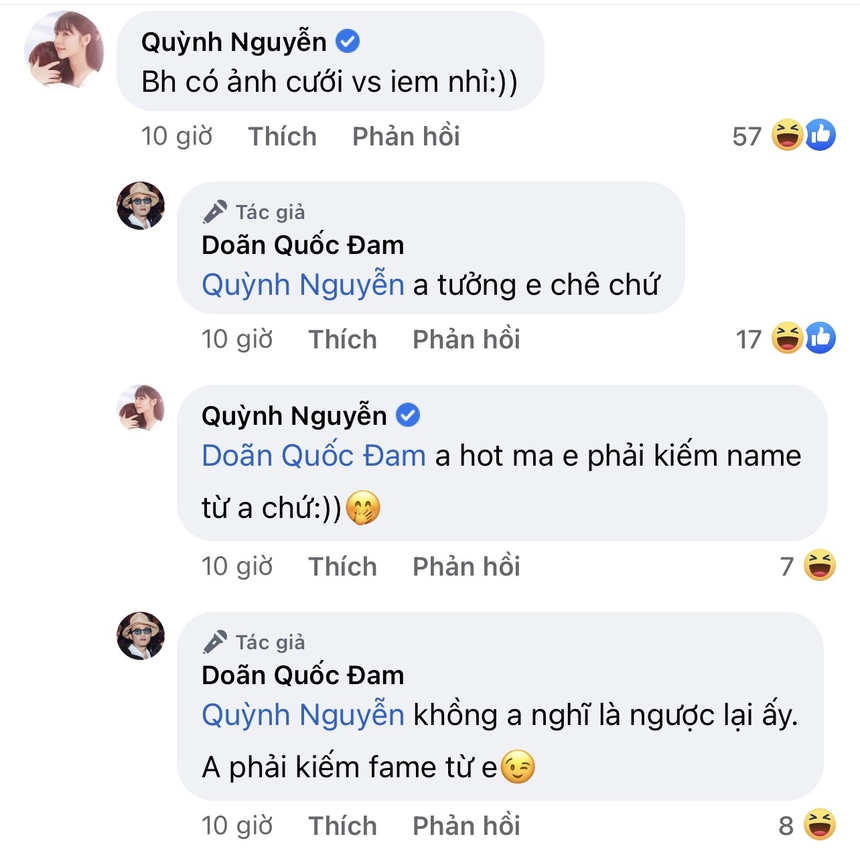 Lộ 'ảnh cưới' của Doãn Quốc Đam, Quỳnh Kool ước được nên duyên với đàn anh - Ảnh 4.