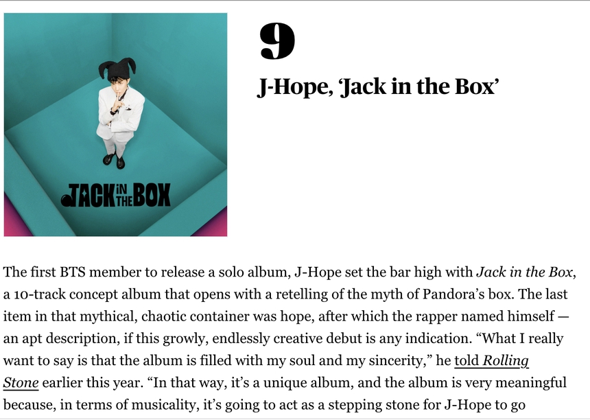 BTS, Blackpink lọt Top 100 album hay nhất năm 2022 của 'Rolling Stone' - Ảnh 1.