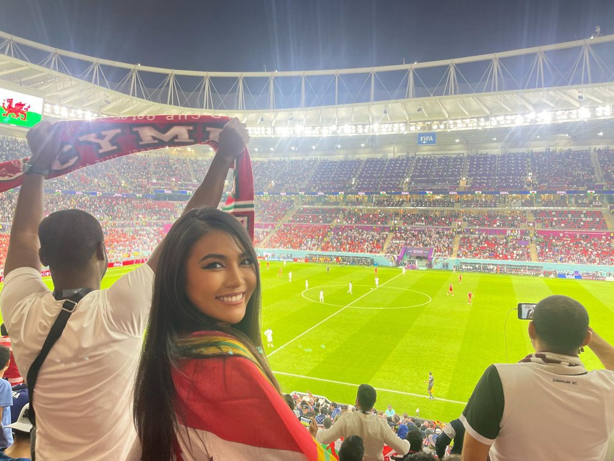 Nữ tiếp viên hàng không người Việt xuất hiện tại lễ trao giải World Cup: Mbappé khiêm tốn, Messi như toả hào quang - Ảnh 5.