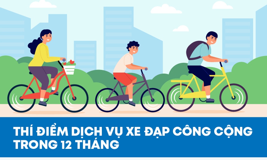 Hà Nội thống nhất thí điểm dịch vụ xe đạp công cộng trong 12 tháng - Ảnh 1. Hà Nội thống nhất thí điểm dịch vụ xe đạp công cộng trong 12 tháng - Ảnh 1.