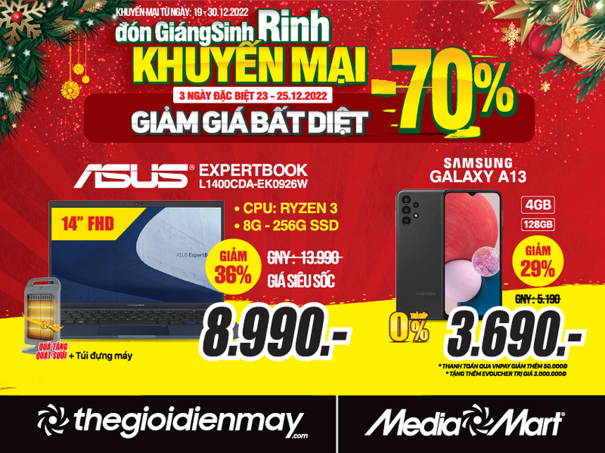 Đón Giáng Sinh rinh khuyến mại lớn tại MediaMart, giảm lớn 70% - Ảnh 4.