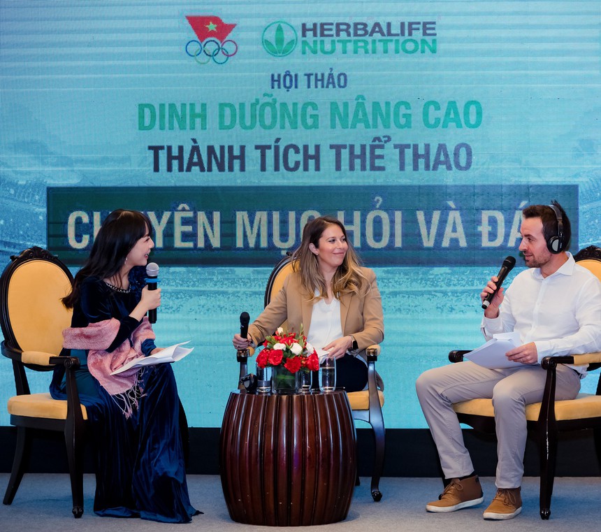 Herbalife Nutrition truyền tải thông điệp ý nghĩa qua hội thảo "Dinh dưỡng nâng cao - Thành tích thể thao - Ảnh 2. Herbalife Nutrition truyền tải thông điệp ý nghĩa qua hội thảo "Dinh dưỡng nâng cao - Thành tích thể thao - Ảnh 2.