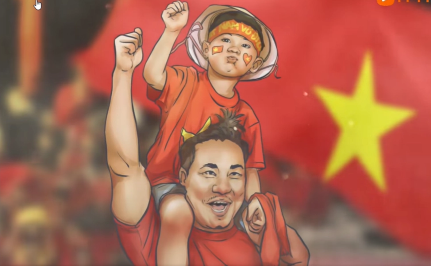 'Tình yêu bất tử' của Bức Tường dành cho AFF Cup 2022 - Ảnh 2. 'Tình yêu bất tử' của Bức Tường dành cho AFF Cup 2022 - Ảnh 2.