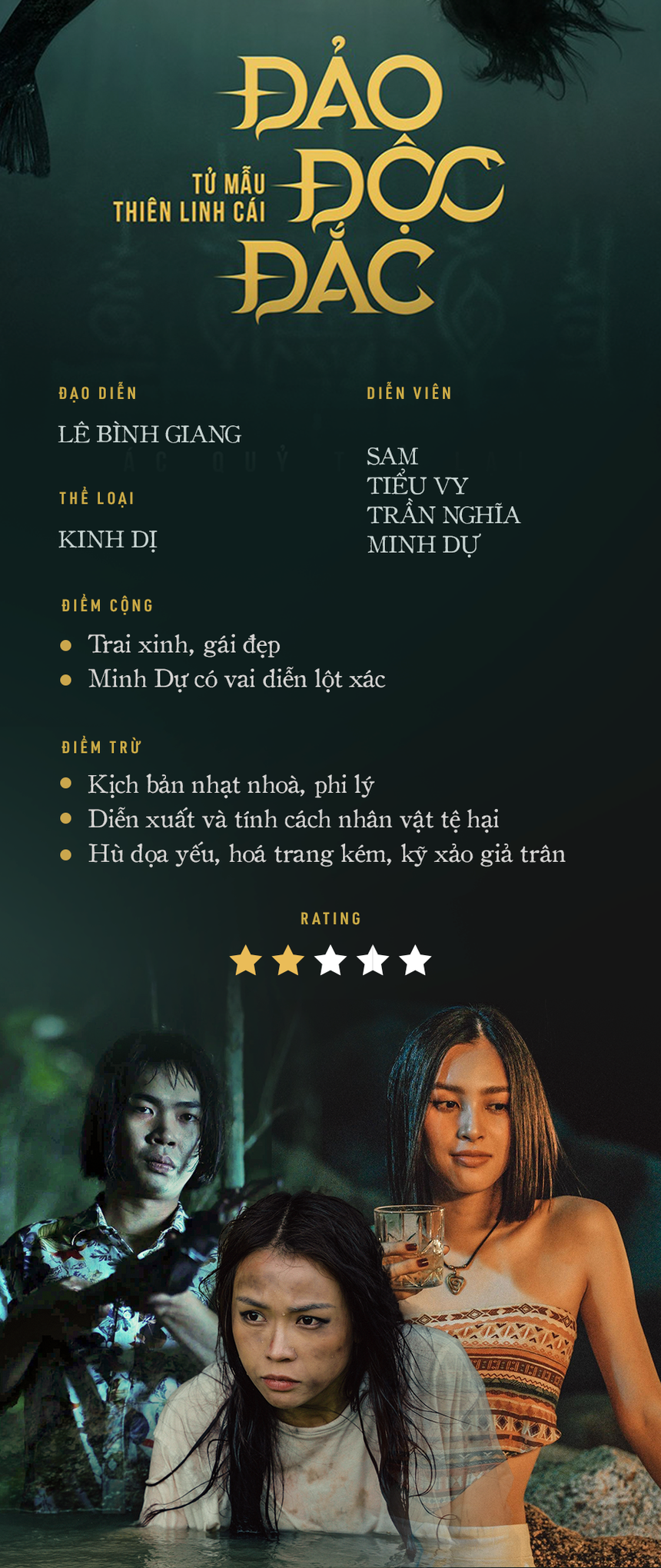 Đảo độc đắc – Tử mẫu thiên linh cái: Thảm họa điện ảnh chốt sổ năm 2022 - Ảnh 7. Đảo độc đắc – Tử mẫu thiên linh cái: Thảm họa điện ảnh chốt sổ năm 2022 - Ảnh 7.