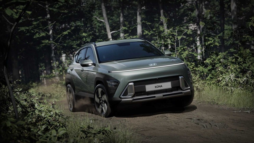 Hyundai Kona N-Line lộ diện: Ghế da lộn, cản trước hầm hố như siêu SUV Urus - Ảnh 4.