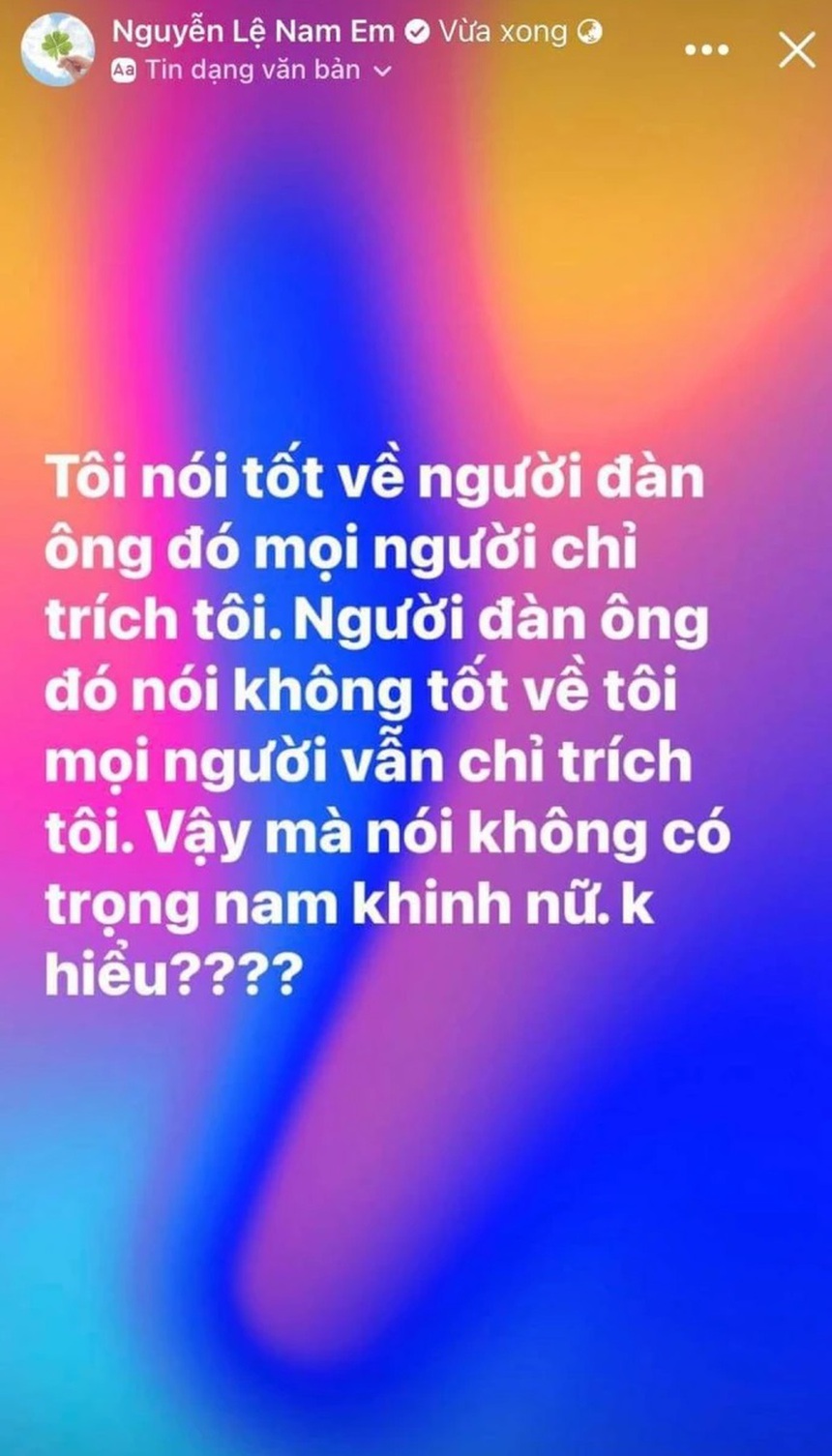 Bị Bạch Công Khanh công khai nói về mâu thuẫn, Nam Em lên tiếng cực gắt rồi vội vã xoá đi - Ảnh 2. Bị Bạch Công Khanh công khai nói về mâu thuẫn, Nam Em lên tiếng cực gắt rồi vội vã xoá đi - Ảnh 2.