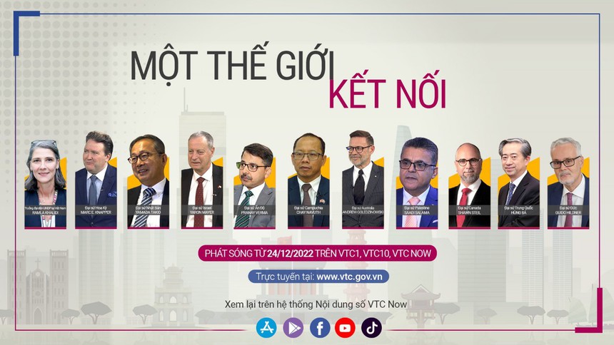 Đại sứ các nước lần đầu lên sóng truyền hình trước thềm năm mới 2023 - Ảnh 1.