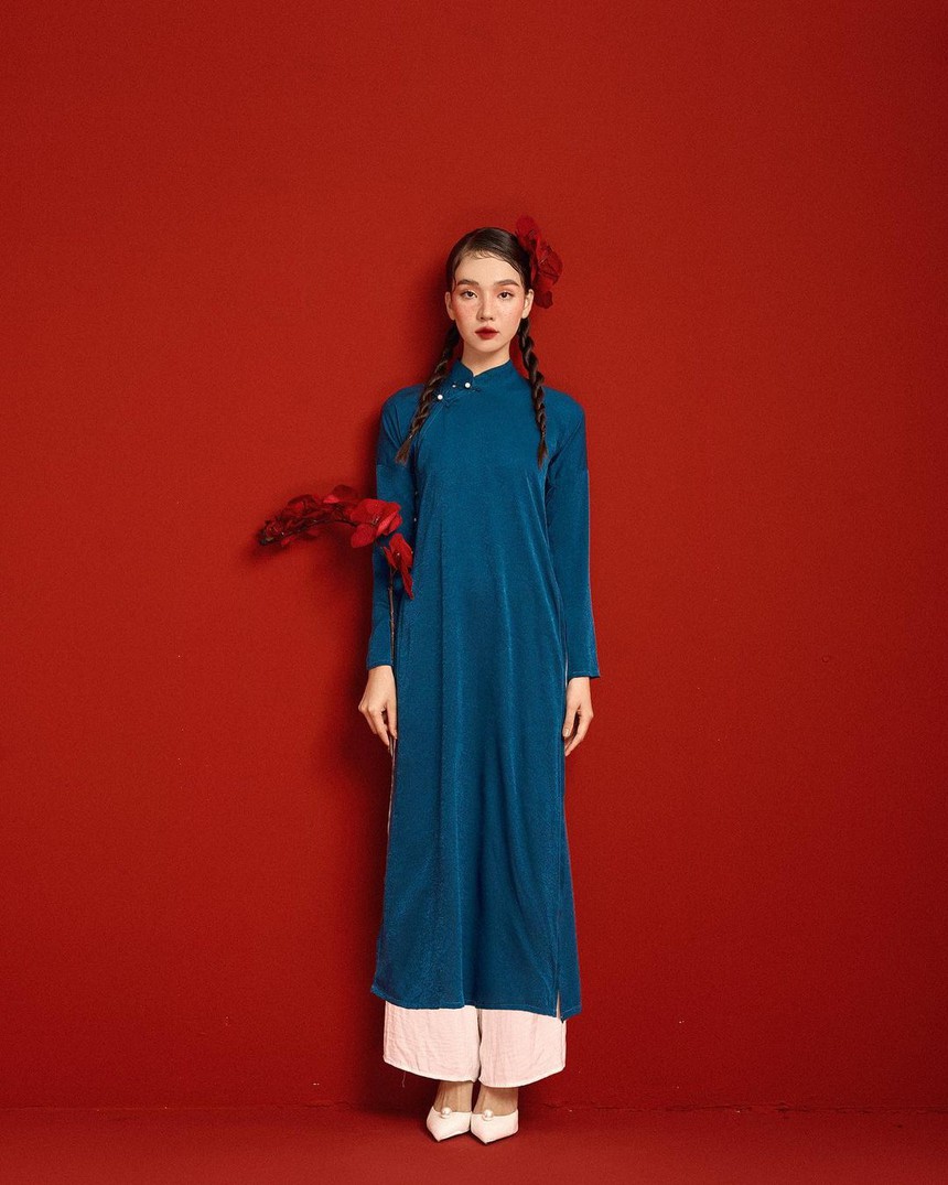 Ngắm sao Việt diện áo dài, chị em có ngay gợi ý tương tự để xúng xính Tết này  - Ảnh 12.