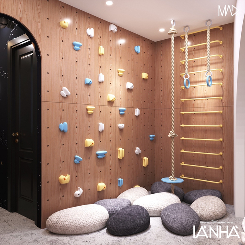 "Xoá" nỗi sợ của con trai trong phòng ngủ quá rộng, Gigi Hương Giang quyết định chi 200 triệu cải tạo phòng 42m2 thành 5 lớp không gian kích thích sáng tạo - Ảnh 8.