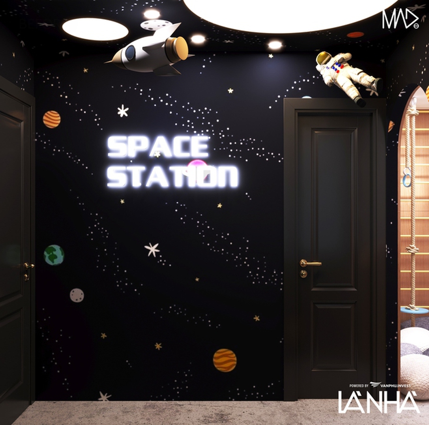 "Xoá" nỗi sợ của con trai trong phòng ngủ quá rộng, Gigi Hương Giang quyết định chi 200 triệu cải tạo phòng 42m2 thành 5 lớp không gian kích thích sáng tạo - Ảnh 6.