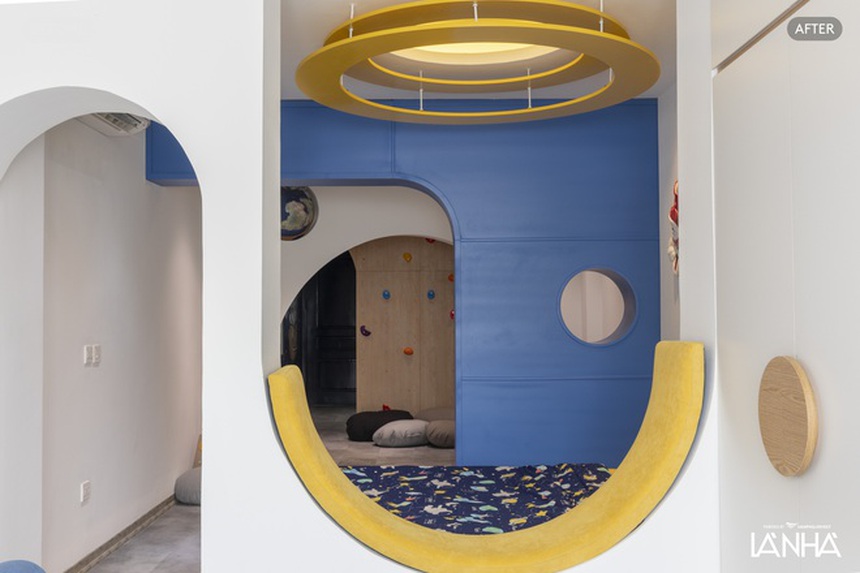 "Xoá" nỗi sợ của con trai trong phòng ngủ quá rộng, Gigi Hương Giang quyết định chi 200 triệu cải tạo phòng 42m2 thành 5 lớp không gian kích thích sáng tạo - Ảnh 12.