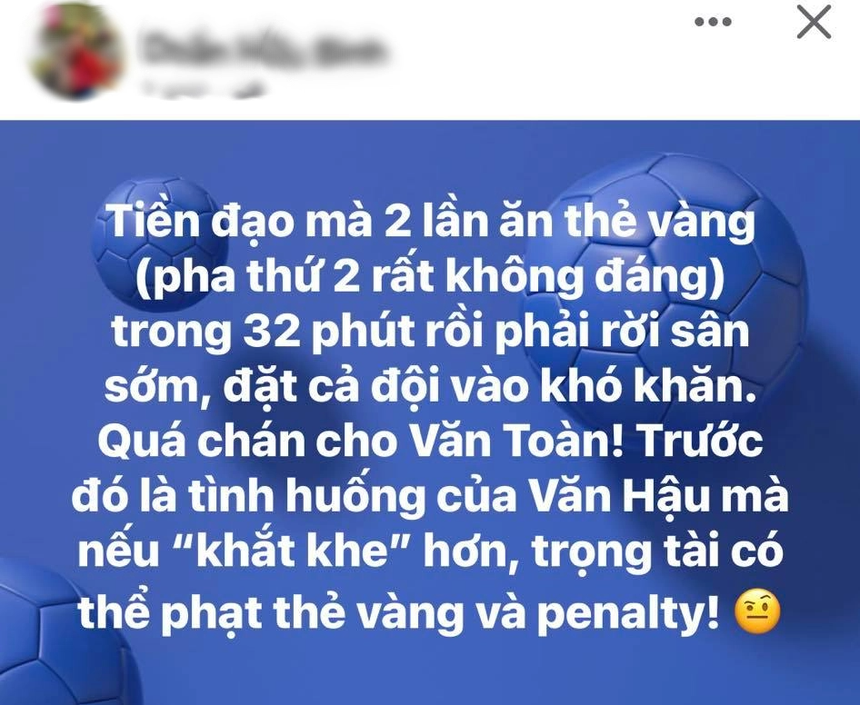Dân mạng chỉ trích Đoàn Văn Hậu vì lối chơi bạo lực - Ảnh 6. Dân mạng chỉ trích Đoàn Văn Hậu vì lối chơi bạo lực - Ảnh 6.