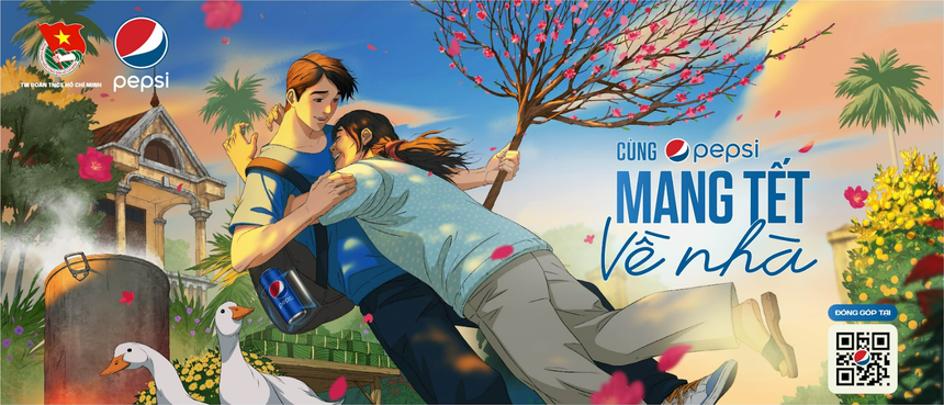 Pepsi tiếp tục hành trình ý nghĩa “Mang Tết về nhà” 202 - Ảnh 1.