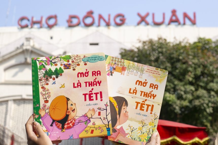 "Mở ra là thấy Tết" - Set sách cực đáng yêu, tràn ngập hương vị hoa đào, bánh chưng mà cha mẹ có thể tặng con dịp Tết này - Ảnh 4.