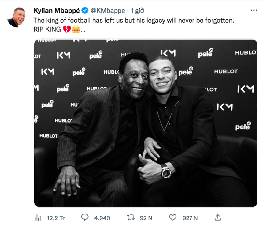 Messi, Ronaldo và các ngôi sao bày tỏ niềm tiếc thương vô hạn với Vua bóng đá Pele - Ảnh 4.