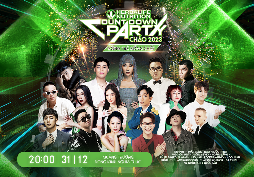 Đón giao thừa với Chương trình nghệ thuật “Herbalife Nutrition Countdown Night 2023” tại Hồ Gươm Hà Nội do Herbalife Nutrition tài trợ - Ảnh 1.