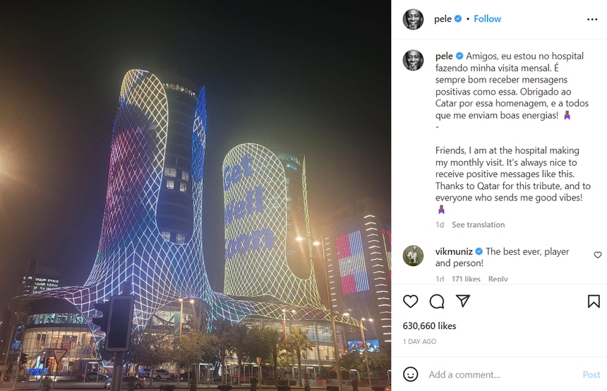 Vua bóng đá Pele nguy kịch - Ảnh 2.