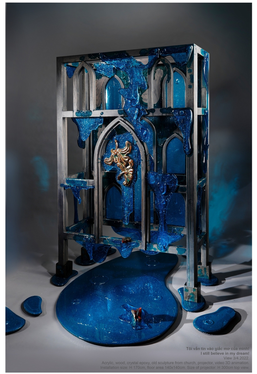 Triển lãm "Tiếng vọng/ Bản ngã": "Lời Dâng" của Nguyễn Sơn - Ảnh 3. Triển lãm "Tiếng vọng/ Bản ngã": "Lời Dâng" của Nguyễn Sơn - Ảnh 3.