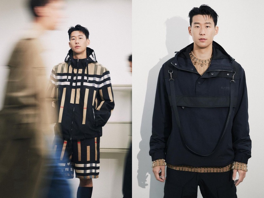 Son Heung Min: Lên bìa tạp chí như... đi chợ, được từ Calvin Klein tới Burberry "giành giật" - Ảnh 2.